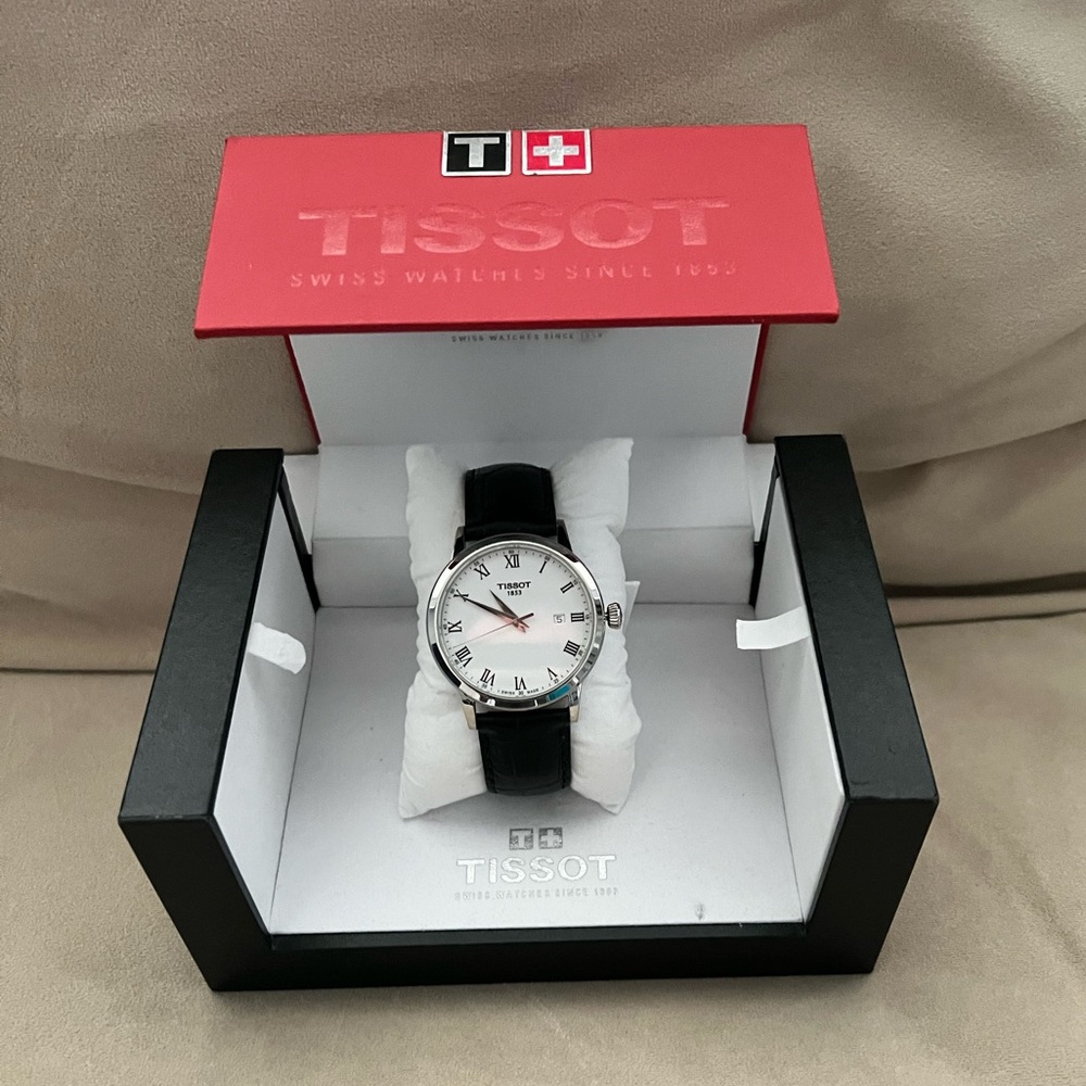 Tissot Dream Classic 42mm Swiss Watch on Croc Strap